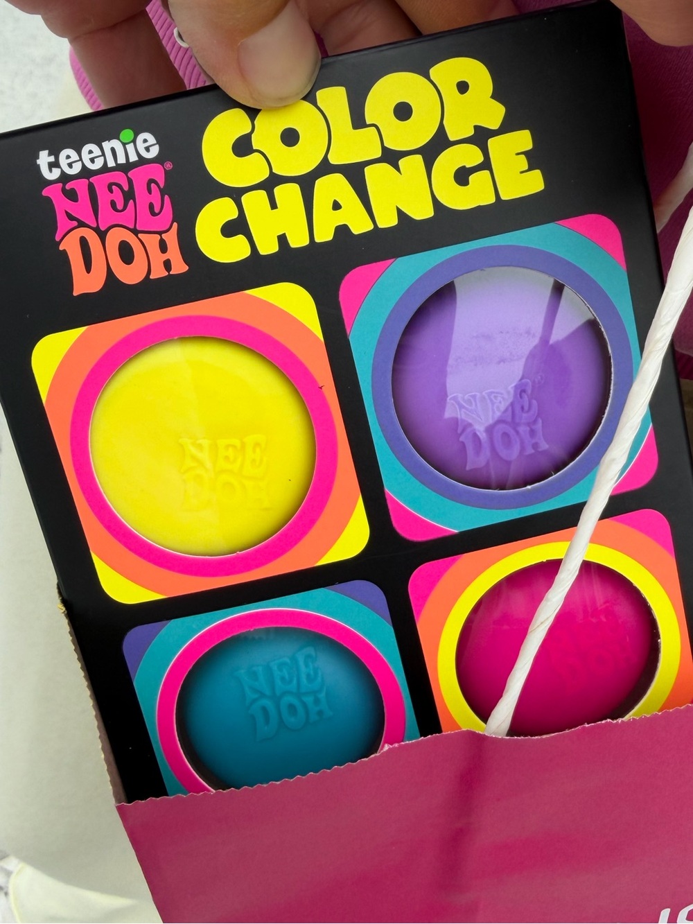 Authentic teenie nee doh color change